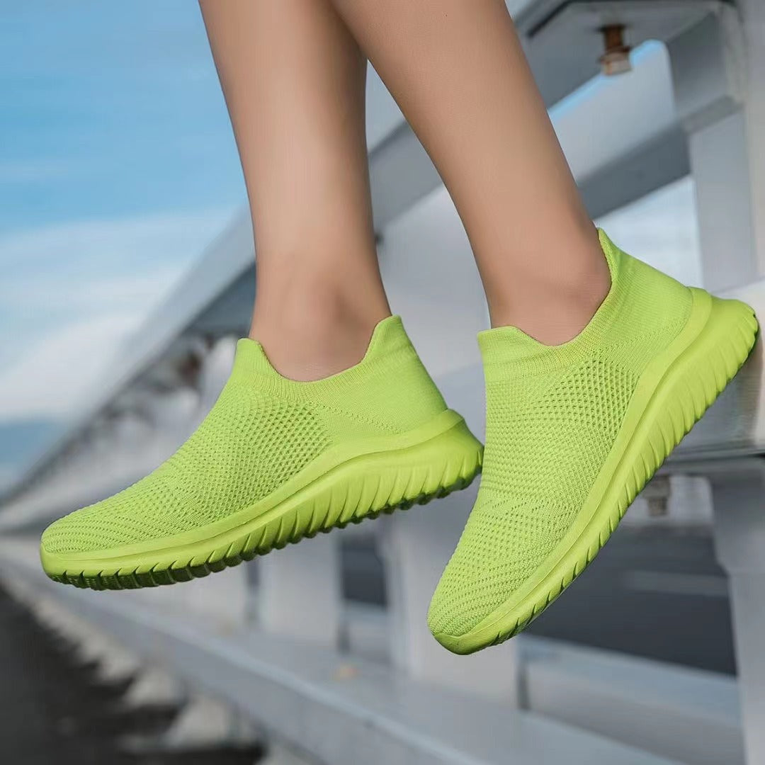 Women's Fashionable Flyknit Casual Sports Shoes