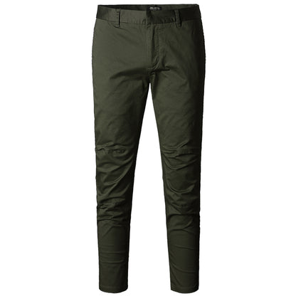 Men's Casual Slim Fit Cropped Pants