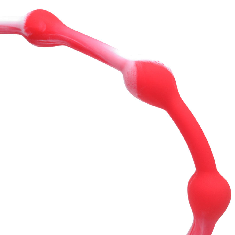 Silicone G-Spot Anal Plug with Beads for Women