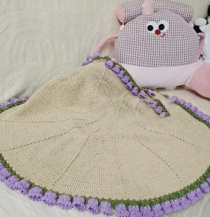 Crocheted Flower Blanket