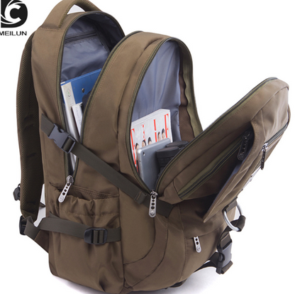 Oxford Fabric Travel Backpack for Students and Men