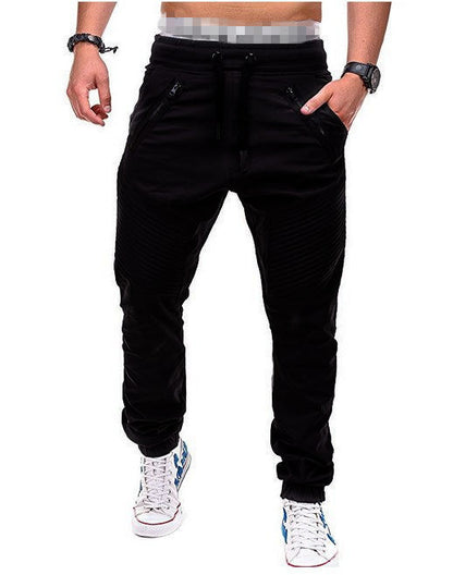 Men's Casual Fashion Sports Pants with Drawstring