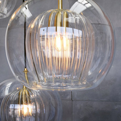Modern Minimalist Glass Pendant Light for Home Use