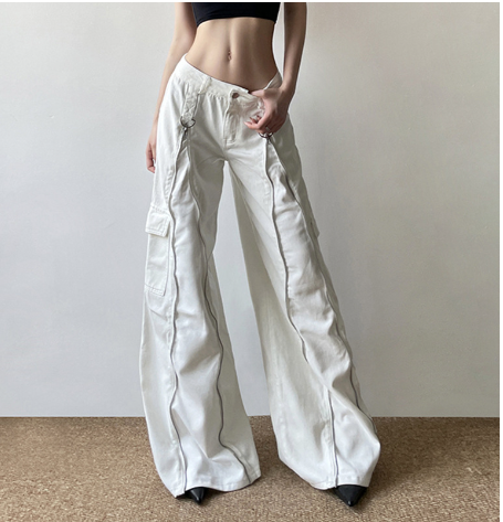 Straight-Leg Casual Pants for Men and Women