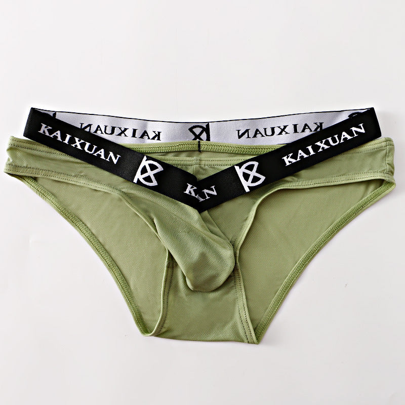 Ice Silk Men's Briefs Underwear for Comfort