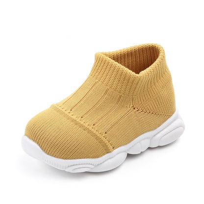 Breathable Knitted Soft Sole Baby Walking Shoes