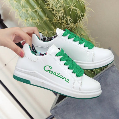 White Sneakers, Flat Shoes for Students