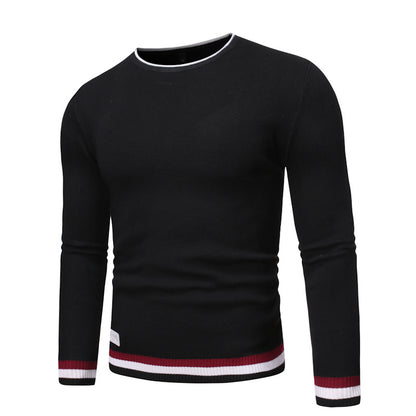 Men's Casual Round Neck Pullover Sweater