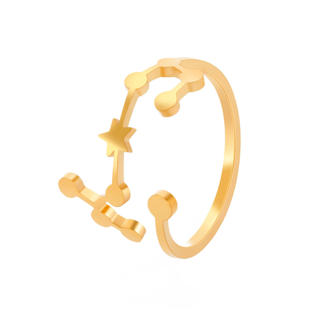 Personalized Stainless Steel Universal Fashion Ring