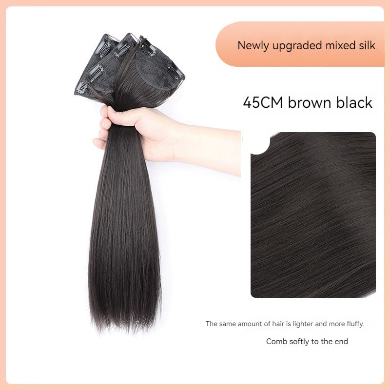 Three-Piece Fluffy Hair Volume Invisible Extensions