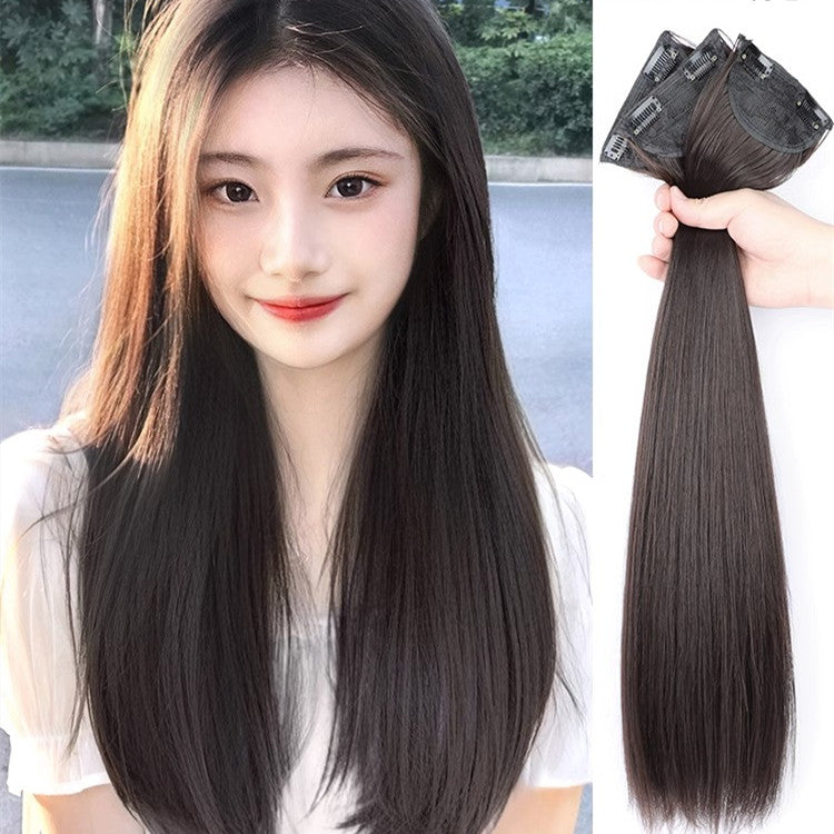 Three-Piece Fluffy Hair Volume Invisible Extensions