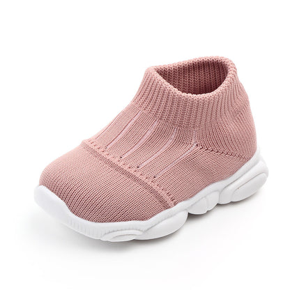 Breathable Knitted Soft Sole Baby Walking Shoes