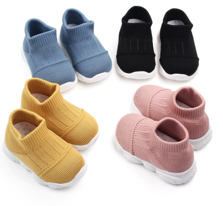 Breathable Knitted Soft Sole Baby Walking Shoes