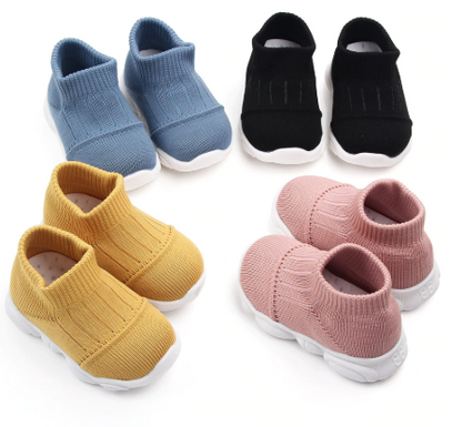 Breathable Knitted Soft Sole Baby Walking Shoes