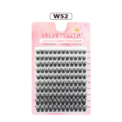 DIY Segment False Eyelash Set for Natural Look