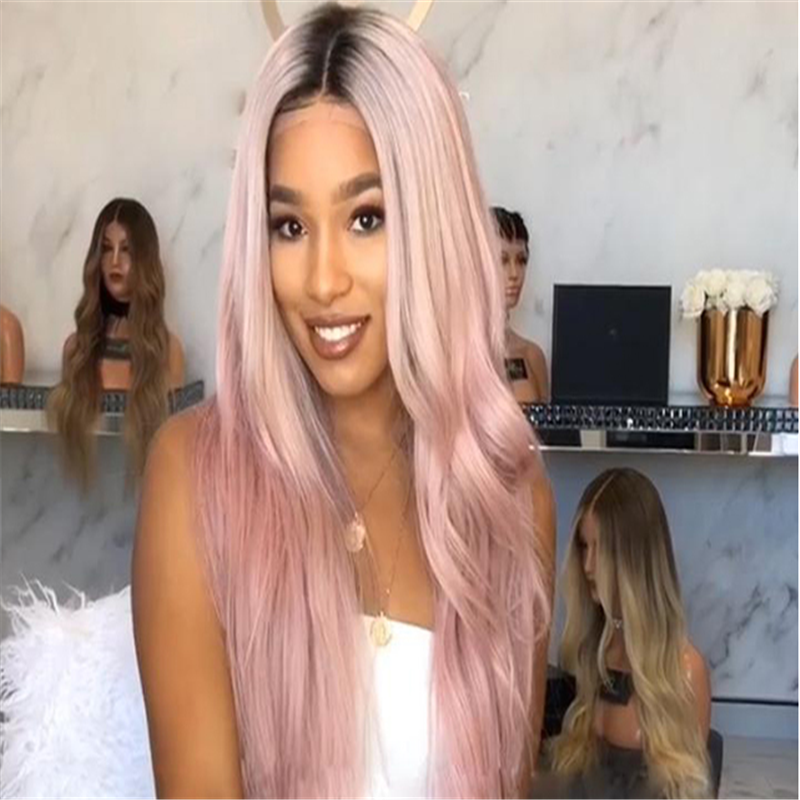 Colored Long Wavy Wig for Women