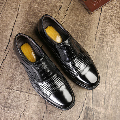 Genuine Leather Men's Business Casual Formal Shoes