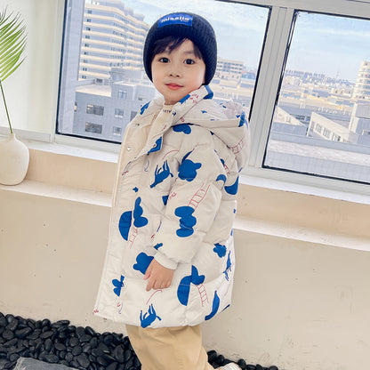 2023 New Children's Thick Down Cotton Coat