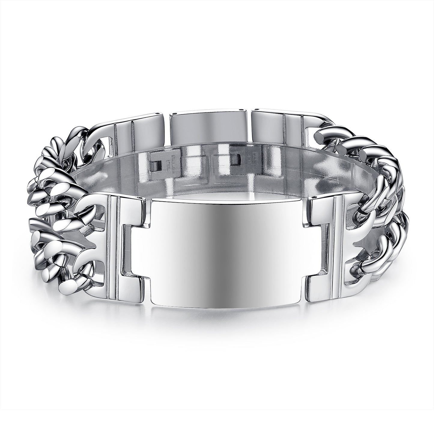 Classic Men's Titanium Steel Cross Bracelet (Wholesale)