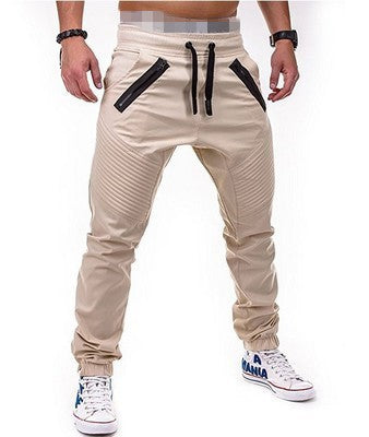 Men's Casual Fashion Sports Pants with Drawstring