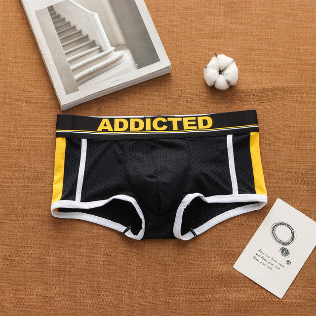 Soft and Breathable Men's Elastic Boxer Shorts