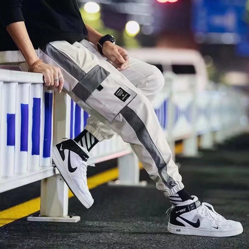 Men's Baggy Straight-Leg Casual Fashion Pants