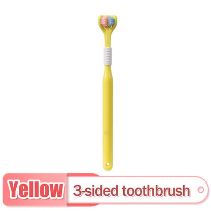 8pcs Soft Bristle Three-Sided Toothbrush Set for Oral Care