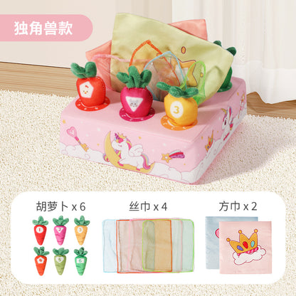 Plush Carrot Pulling Toy