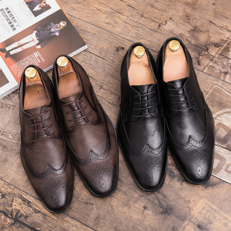 Pointed Toe Business Dress Shoes for Men