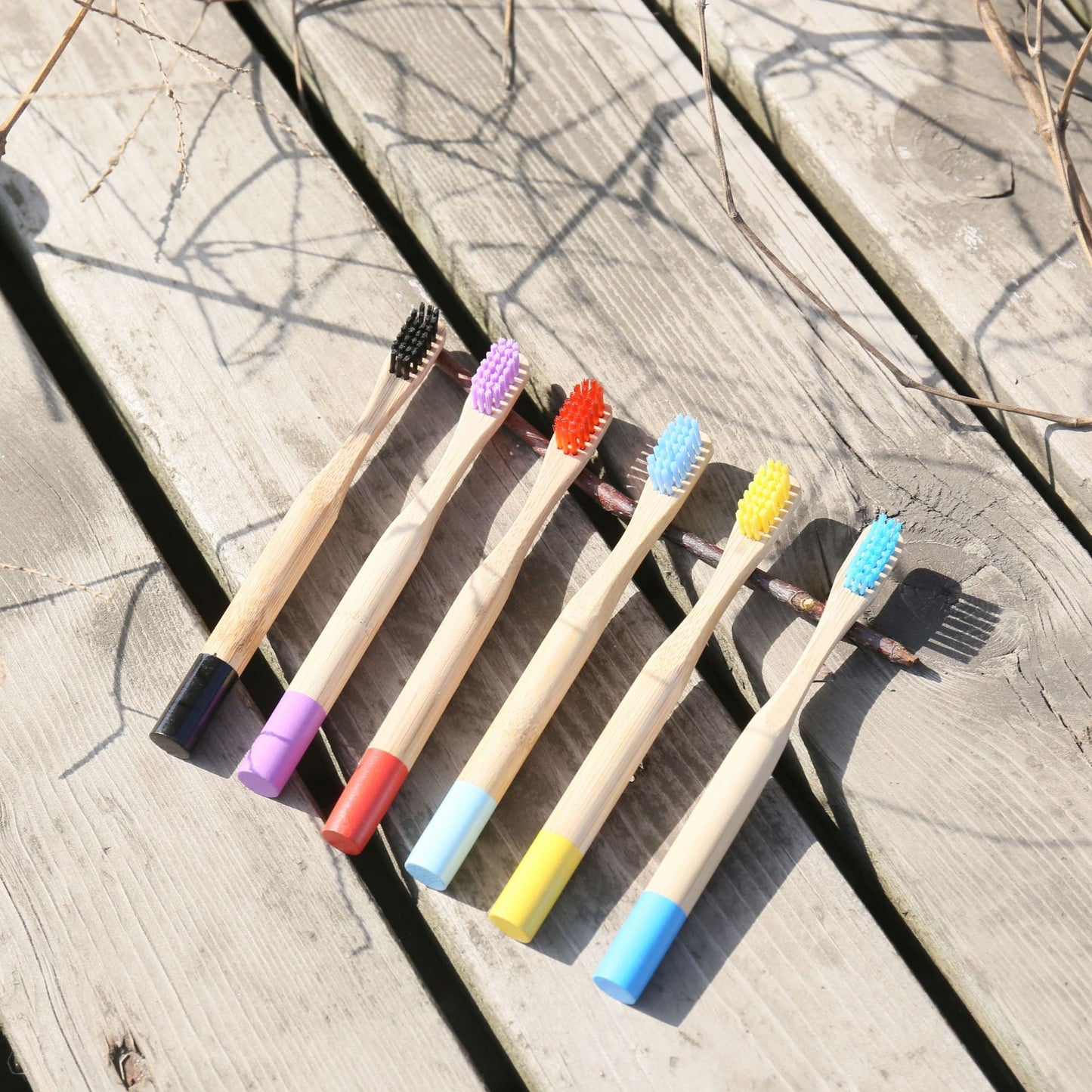 Children's Soft Bristle Toothbrush with Colorful Handle