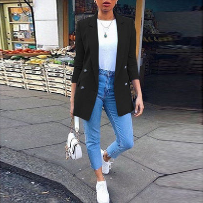Women's Fashion Lapel Suit Jacket for Work and Events