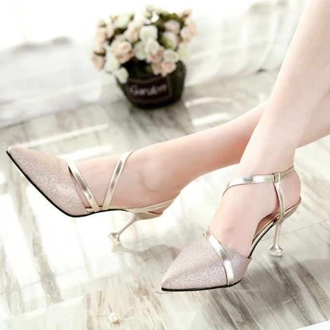 New Women's Summer Heeled Sandals 2018 - Pointed Toe