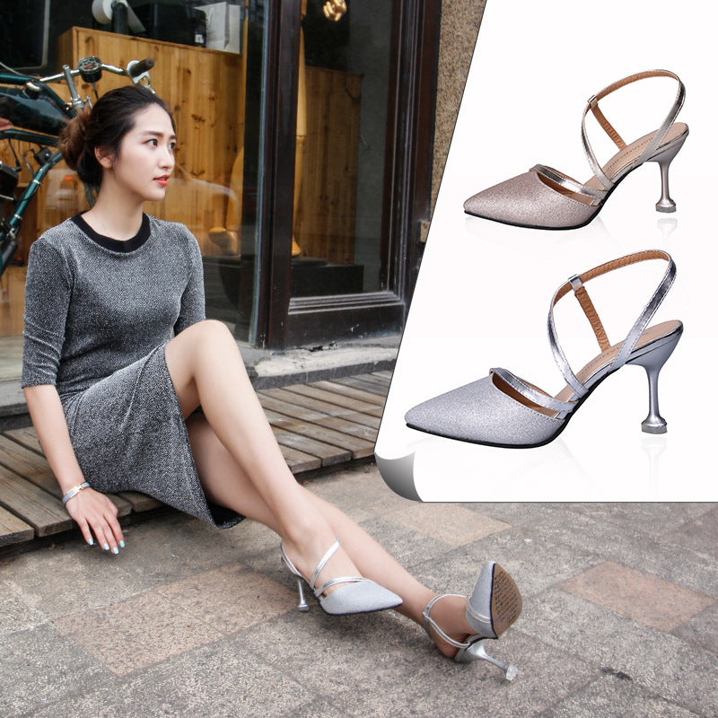 New Women's Summer Heeled Sandals 2018 - Pointed Toe