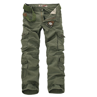 Men's XL Multi-Pocket Casual Tooling Trousers