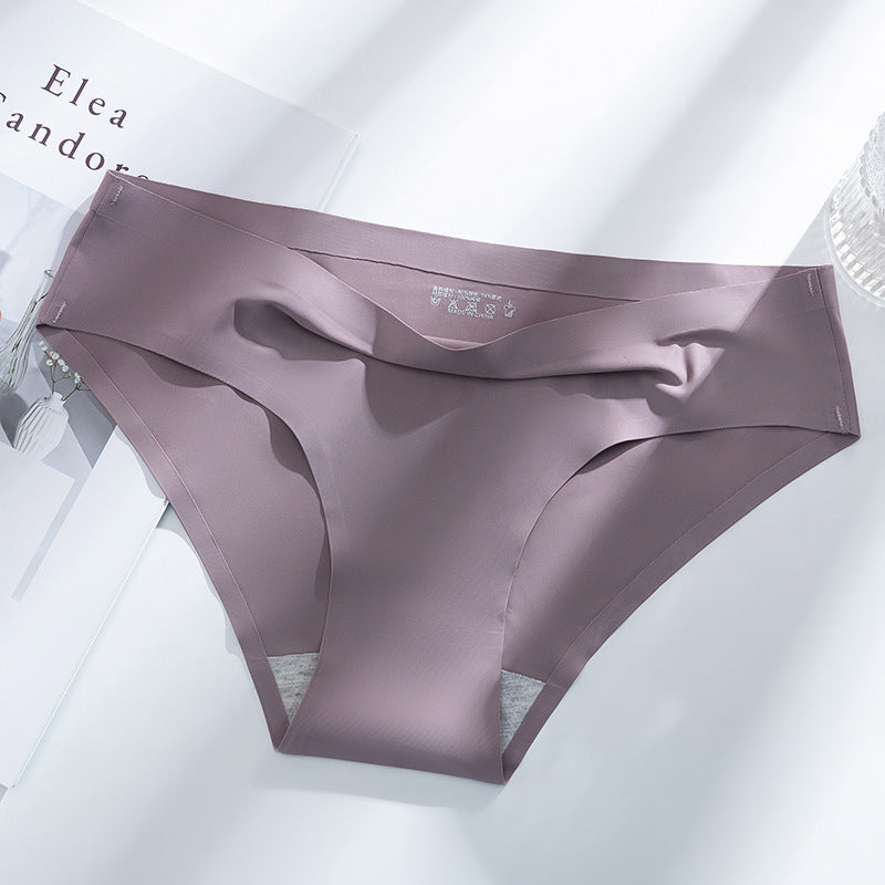 New Women's Ice Silk Seamless Breathable Underwear