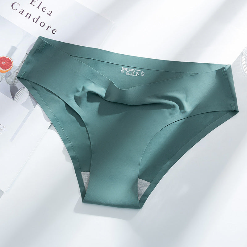 New Women's Ice Silk Seamless Breathable Underwear