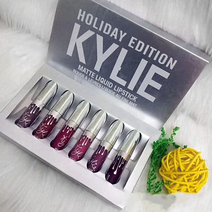 Gold 6 Lip Colors Kelly Kim Birthday Edition Set