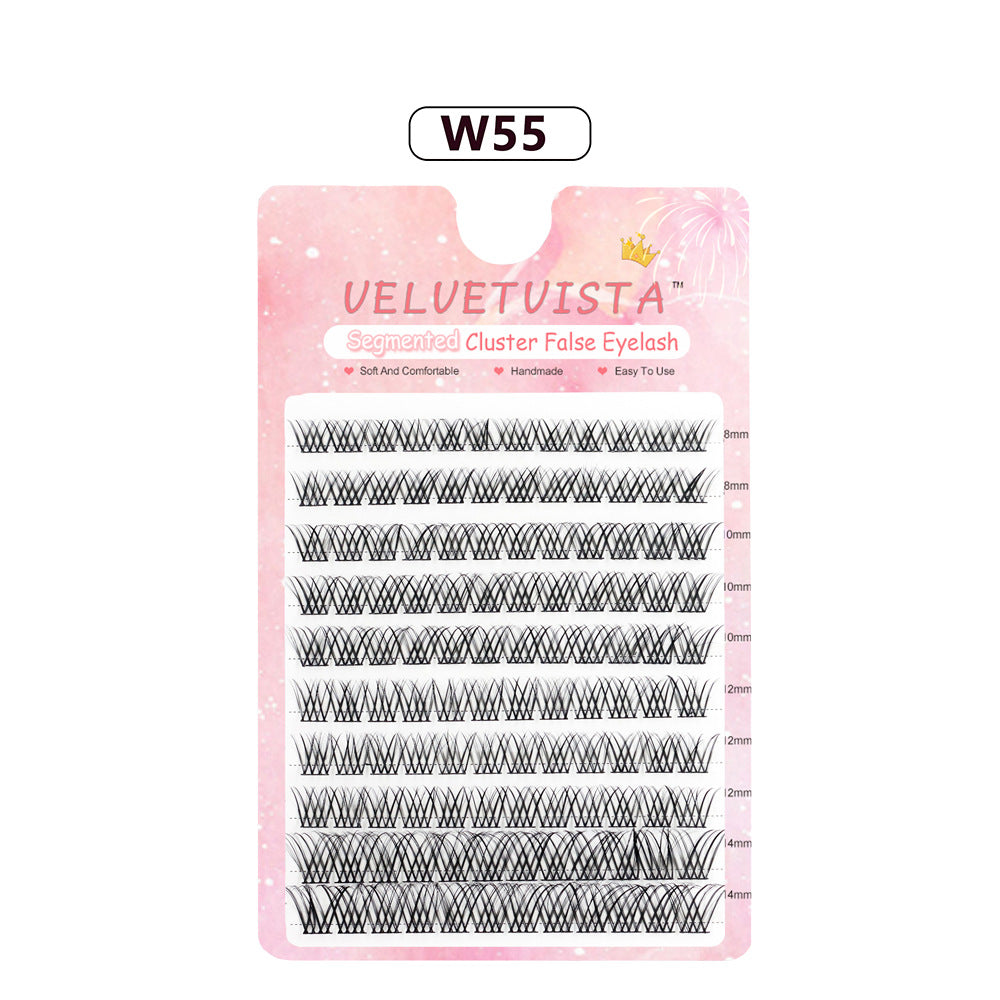 DIY Segment False Eyelash Set for Natural Look