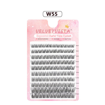 DIY Segment False Eyelash Set for Natural Look