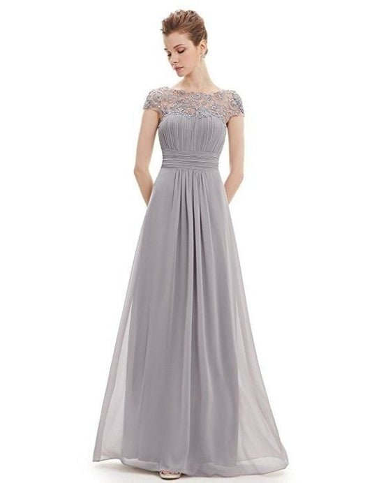 Elegant Backless Lace Maxi Dress for Women