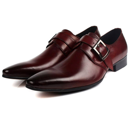 Men's Business Suits with Pointed Toe Shoes