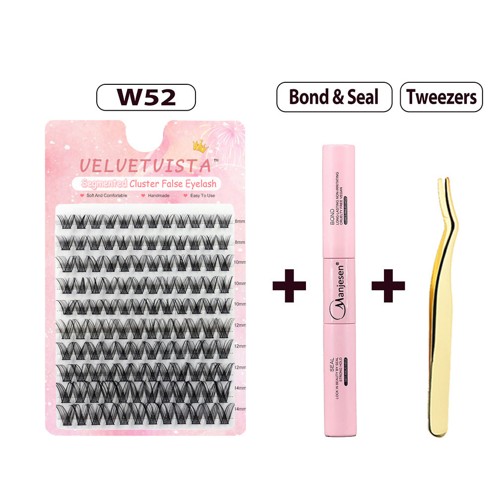 DIY Segment False Eyelash Set for Natural Look