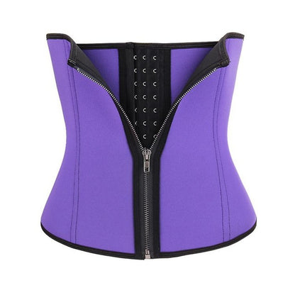 Men's Waist Trainer Slimming Zipper Belt for Tummy Control