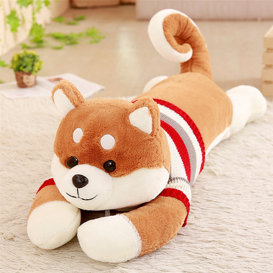 Cute Plush Dog Doll Pillow Toy for Girls