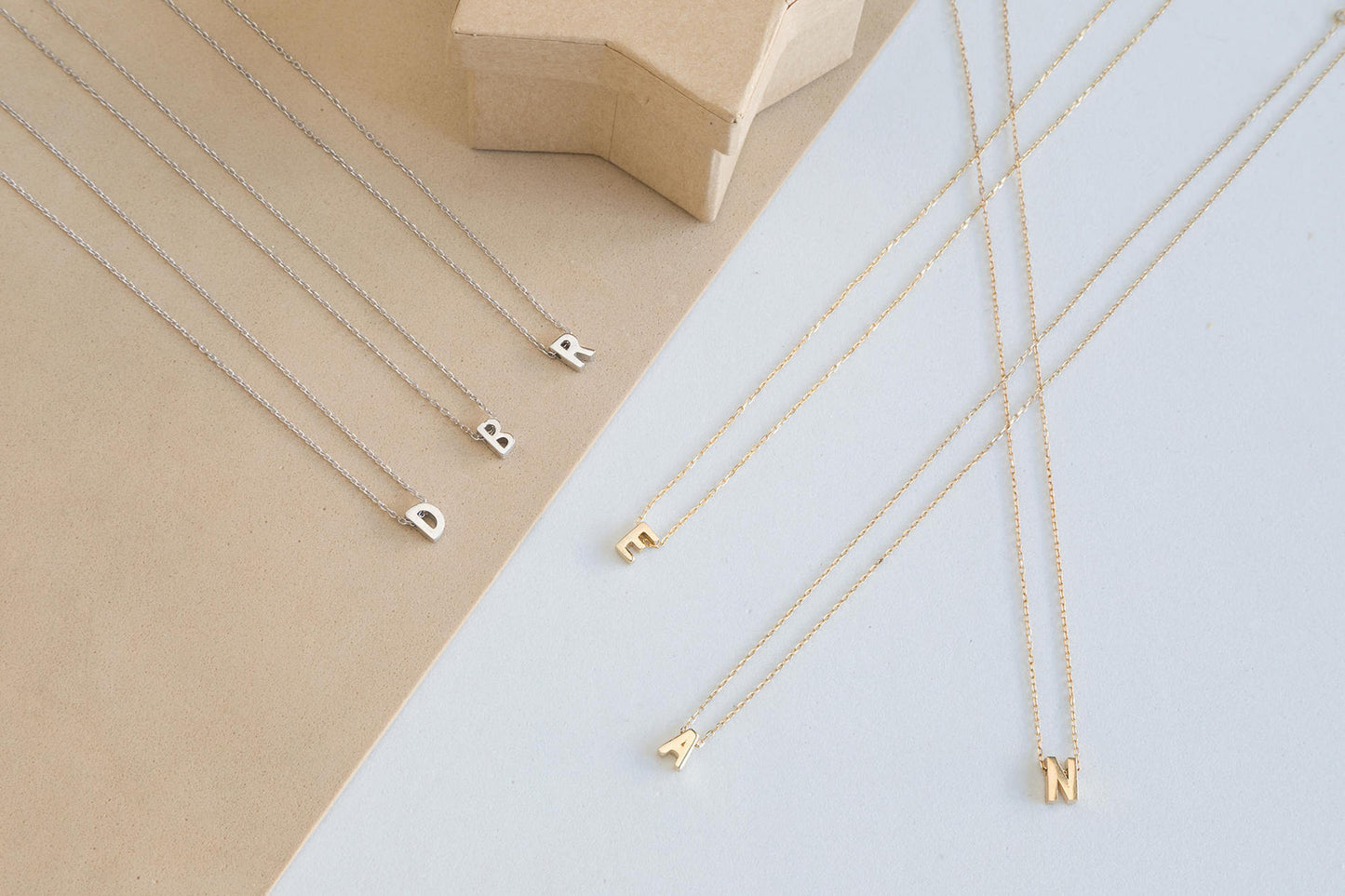 Simple Alphabet Necklace with 26 Letters