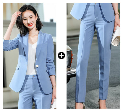 Women's Stylish Suit Set for Work - Korean Fashion