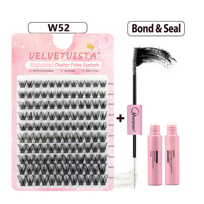 DIY Segment False Eyelash Set for Natural Look