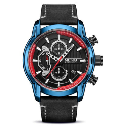 Multi-function Chronograph Quartz Men's Sports Watch