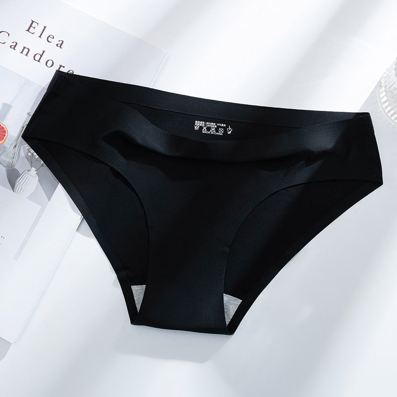 New Women's Ice Silk Seamless Breathable Underwear