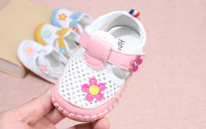 Lace Hollow Baby Sandals - Toddler Walking Shoes